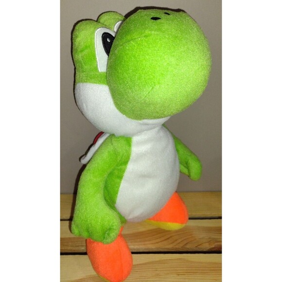 Nintendo Other - Yoshi Plush 14” Super Mario Brothers Stuffed Dinosaur Nintendo 2020 Stuffie